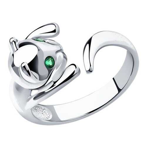 Серебряное кольцо женское «Котёнок» SOKOLOV 94011327 р.16 в Swatch