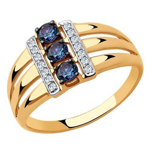 Кольцо женское SOKOLOV из золота с Swarovski Zirconia 81010449 р.20 в Swatch